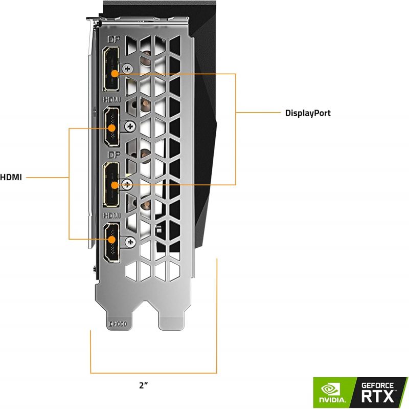 GIGABYTE GeForce RTX 3070 Gaming OC 8G (REV2.0) Graphics Card - Image 2