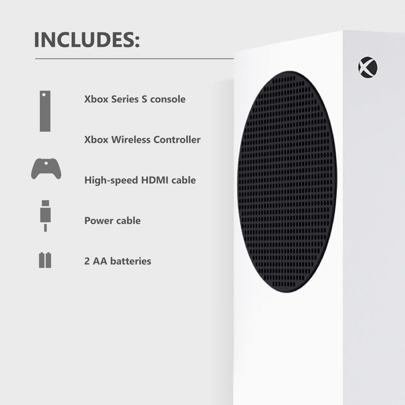 Xbox Series S 512 GB All-Digital Console (Disc-Free Gaming) - White - Image 3
