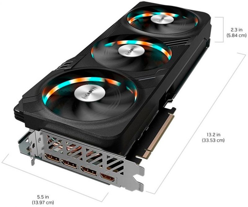 GIGABYTE - NVIDIA GeForce RTX 4070 Ti Gaming OC 12GB GDDR6X PCI Express 4.0 Graphics Card - Black - Image 10