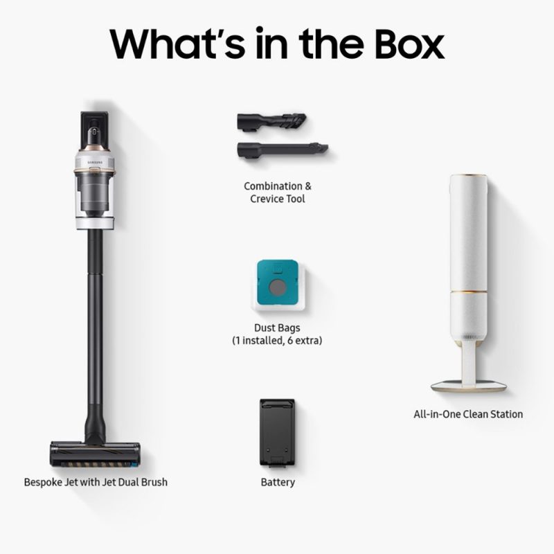 Samsung - BESPOKE Jet Cordless Stick Vacuum with All-in-One Clean Station - Image 4