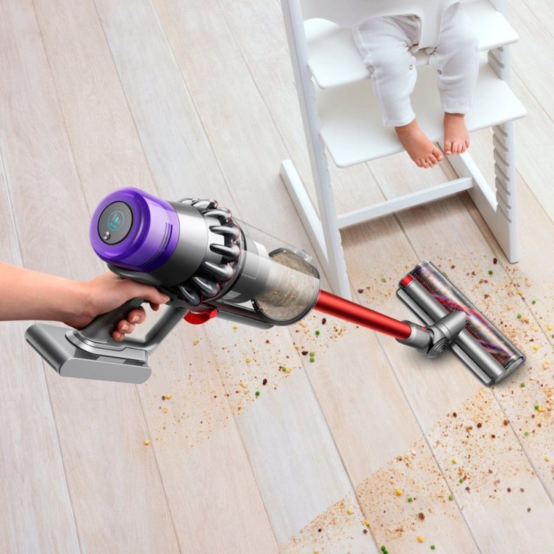 Dyson - Outsize Cordless Vacuum with 6 accessories - Nickel/Red - Image 3