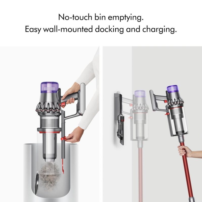 Dyson - Outsize Cordless Vacuum with 6 accessories - Nickel/Red - Image 15