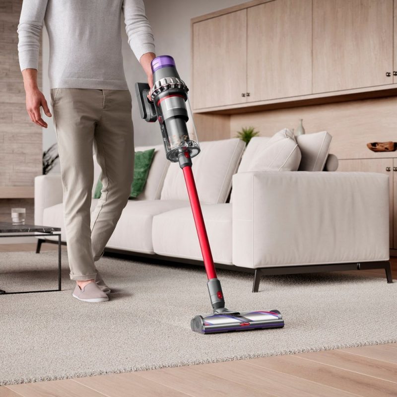 Dyson - Outsize Cordless Vacuum with 6 accessories - Nickel/Red - Image 16