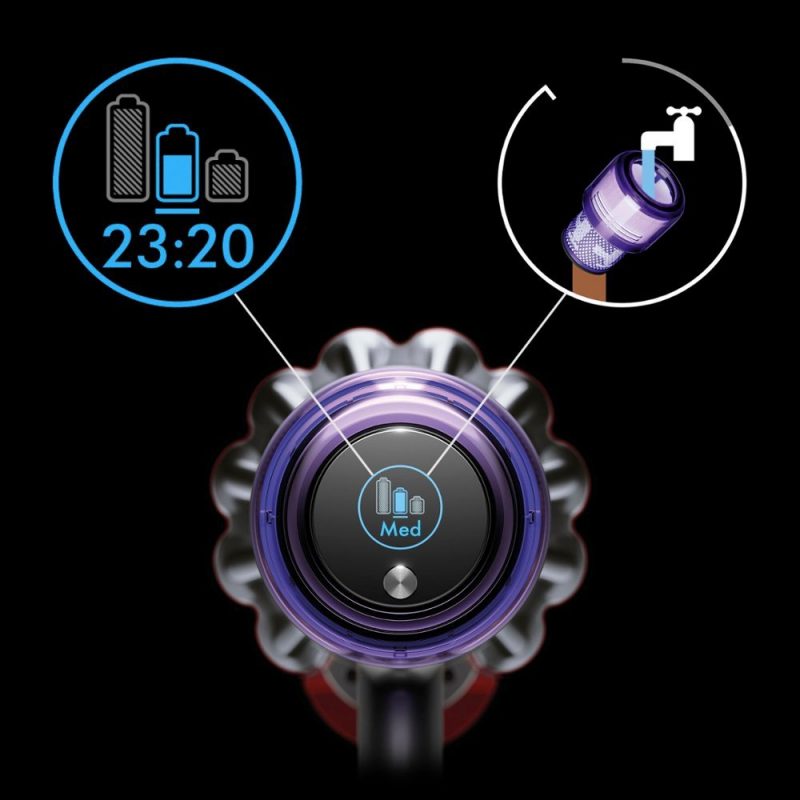 Dyson - V11 Cordless Vacuum with 6 accessories - Nickel/Blue - Image 5