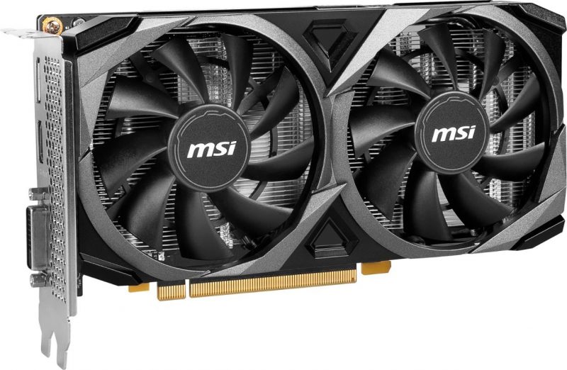 MSI - NVIDIA RTX 3050 VENTUS 2X XS 8G OC - 8GB GDDR6 - PCI Express 4.0 - Graphics Card - Black - Image 7