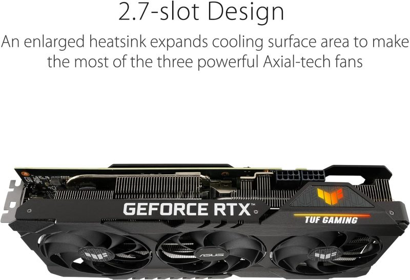 ASUS TUF Gaming NVIDIA GeForce RTX 3070 Ti OC Edition Graphics Card - Image 4