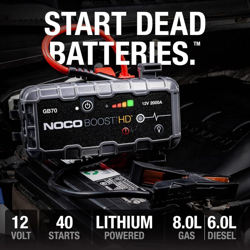 NOCO - Boost HD GB70 2000A UltraSafe Car Battery Jump Starter - Image 8