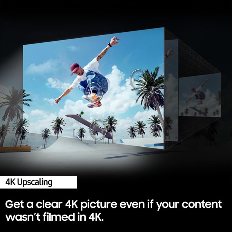 SAMSUNG 55-Inch Class Crystal UHD 4K DU7200 Series HDR Smart TV w/Object Tracking Sound Lite, PurColor, (UN55DU7200, 2024 Model) - Image 4