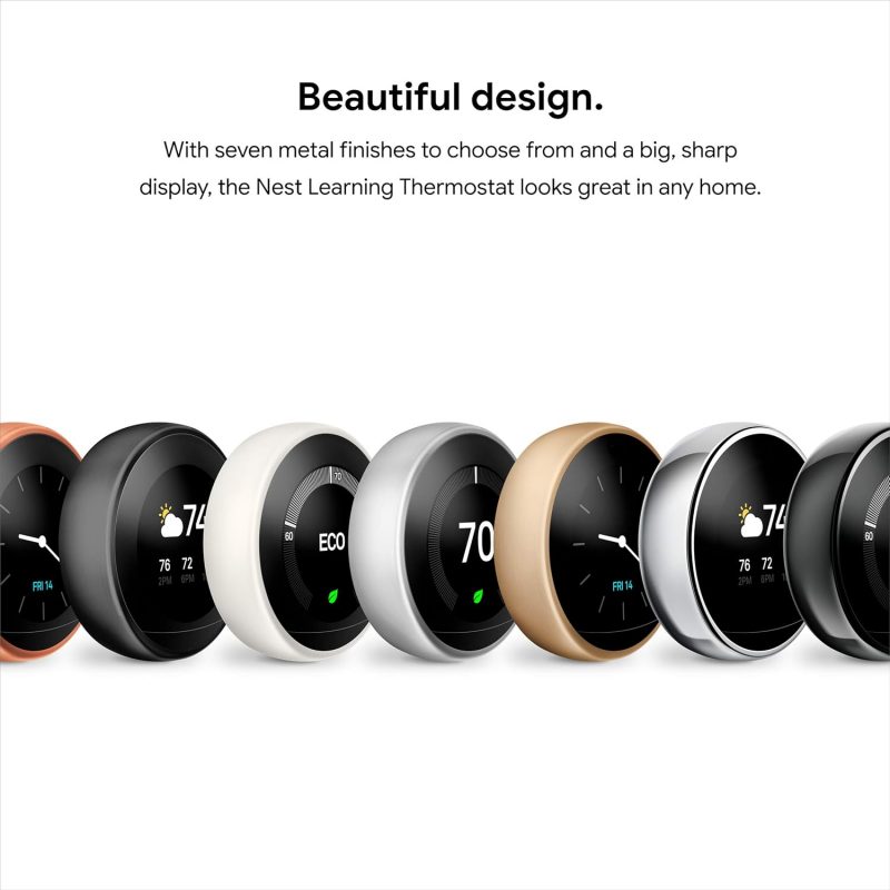 Google Nest Learning Thermostat - 3rd Generation - Image 3