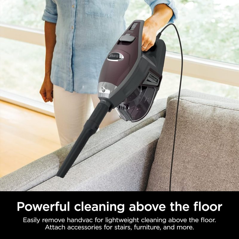 Shark HV322 Rocket Deluxe Pro Corded Stick Vacuum with LED Headlights - Image 9