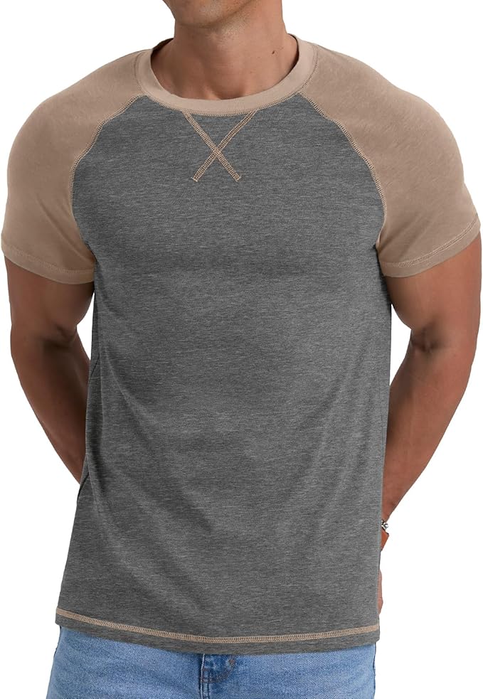 Electronbuy Mens Cotton T-Shirt Medium - Dark Gray