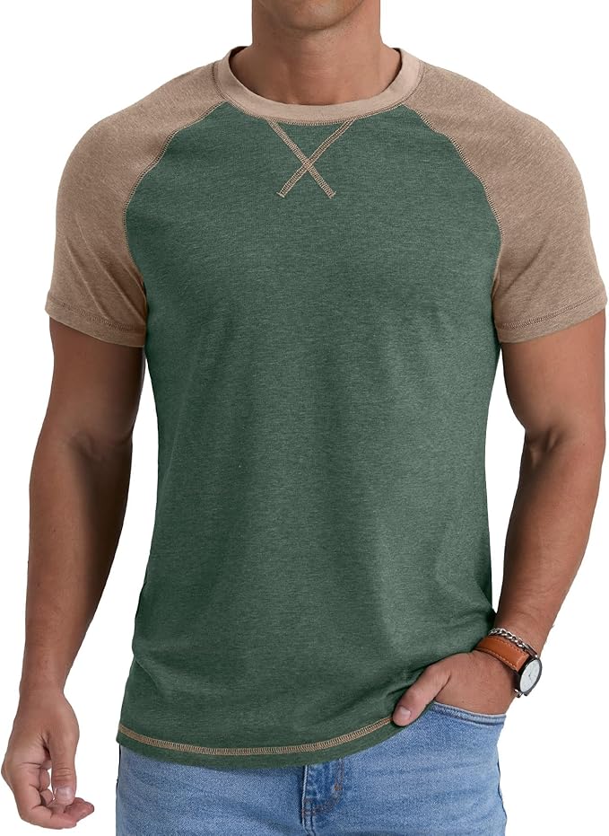 Electronbuy Mens Cotton T-Shirt Medium - GreenV2